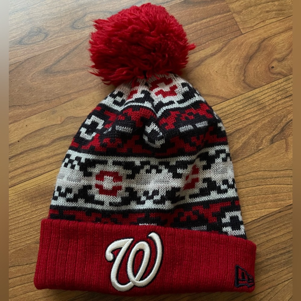 Washington Nationals MLB Beanie Unisex Patterned Toboggan Baseball New Era